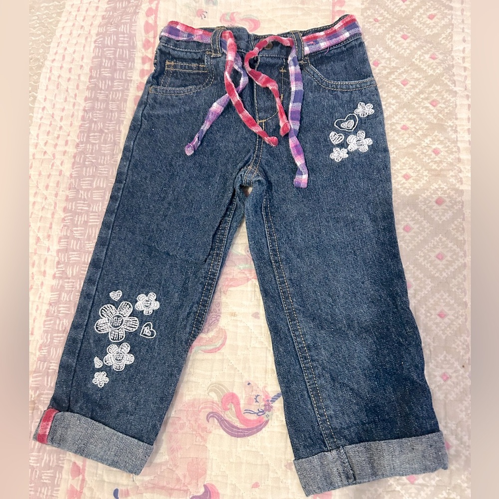2 pairs of toddler pants size 18-24 months